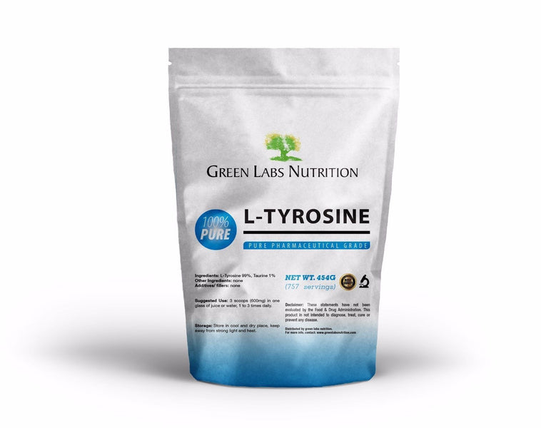 L-Tyrosine- helps reduce stress, improves brain functions.