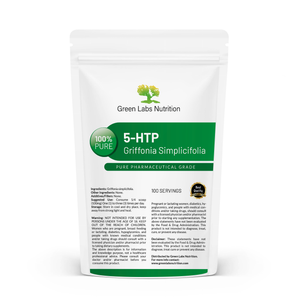Cápsulas veganas de 5-HTP 5-hidroxitriptófano de 250 mg