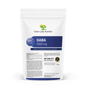 Tabletas de ácido gamma aminobutírico GABA de 1000 mg