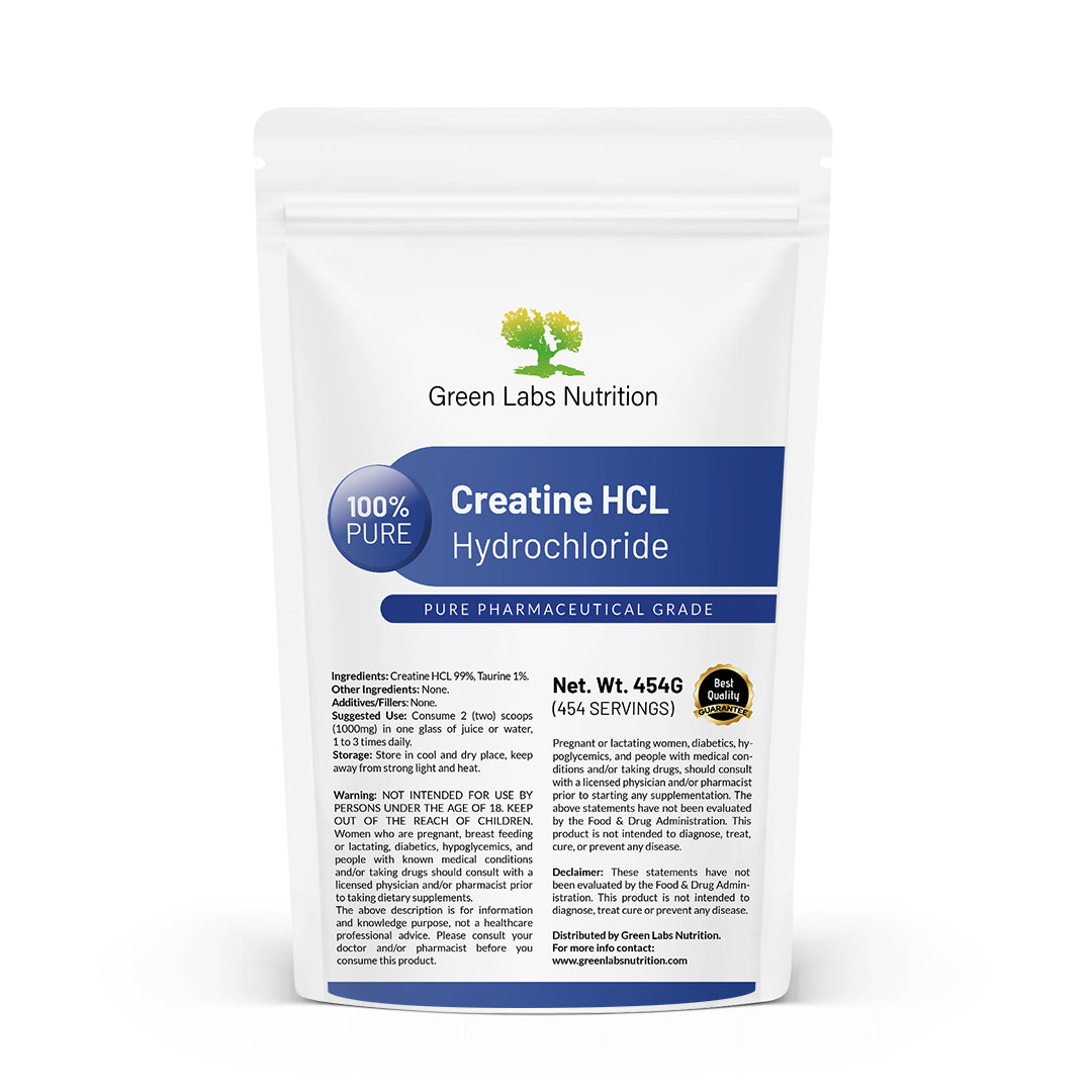 Creatine HCL Powder Green Labs Nutrition Creatine HCL Powder Green Labs Nutrition