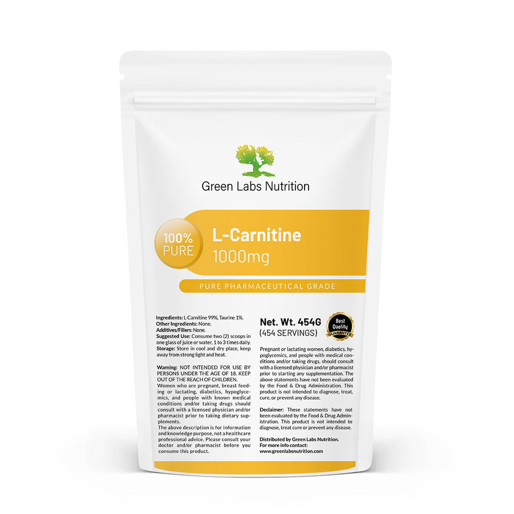 L-Carnitine Powder Green Labs Nutrition L-Carnitine Powder Green Labs Nutrition