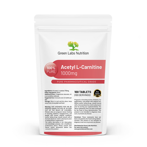 Acetyl L-Carnitine 1000mg Tablets