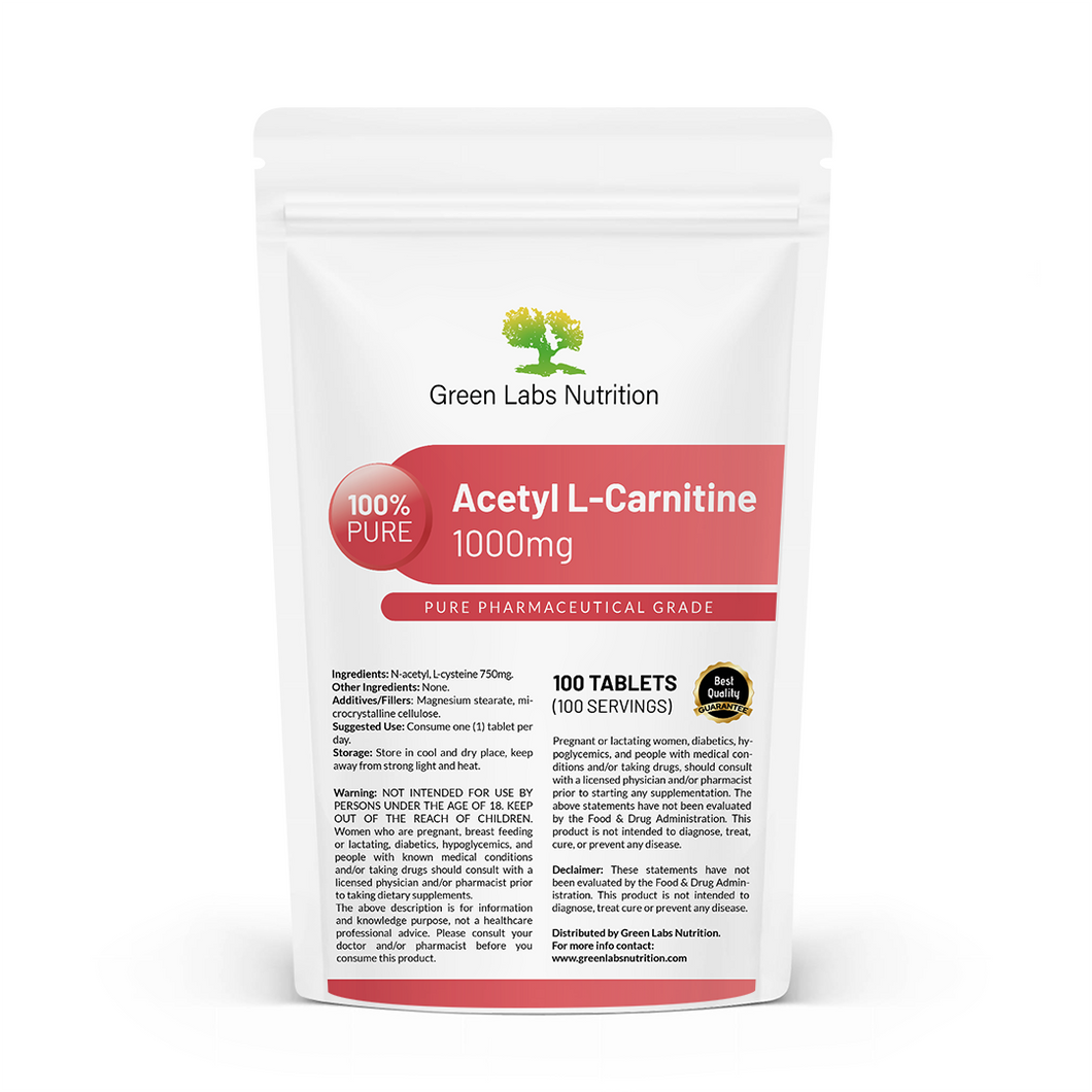 Acetyl L-Carnitine 1000mg Tablets