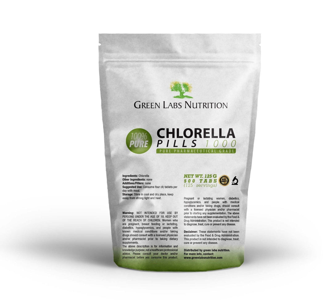 Chlorella Organic Superfood Tablets - Green Labs Nutrition