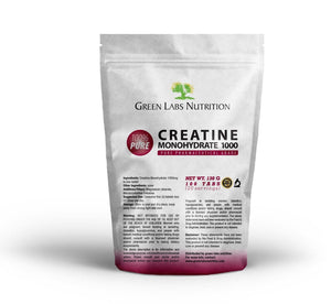 Creatine Monohydrate 1000mg Tablets - Green Labs Nutrition
