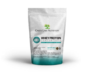 Whey Protein Concentrate WPC 82% Pure Powder Unflavored - Green Labs Nutrition